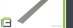 Alu Flachstange, 1 Meter